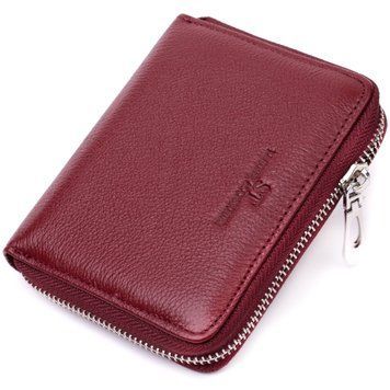 Практичний гаманець для жінок із натуральної шкіри ST Leather 22450 Бордовий 22450 фото
