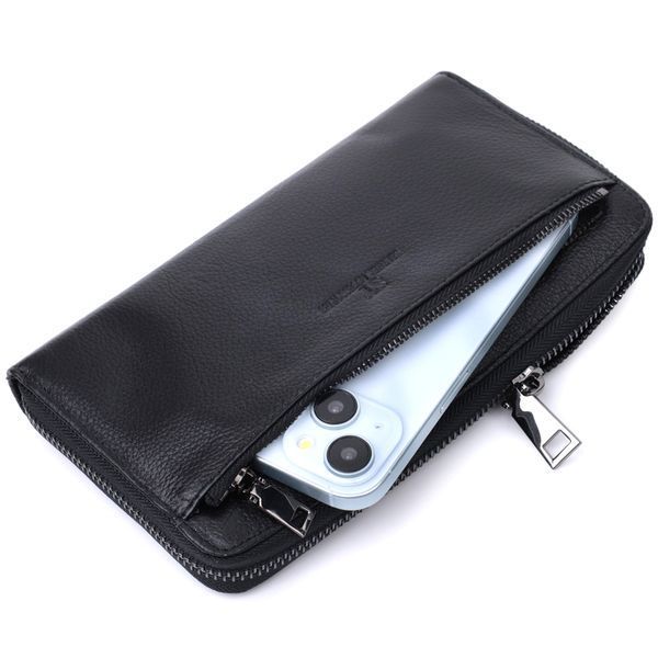 Зручний клатч для чоловіків із натуральної шкіри ST Leather 22681 Чорний 22681 фото