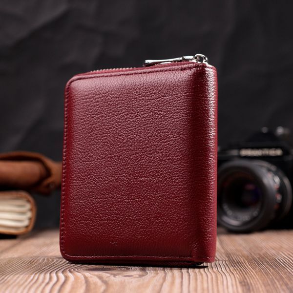 Практичный кошелек для женщин из натуральной кожи ST Leather 22450 Бордовый 22450 фото