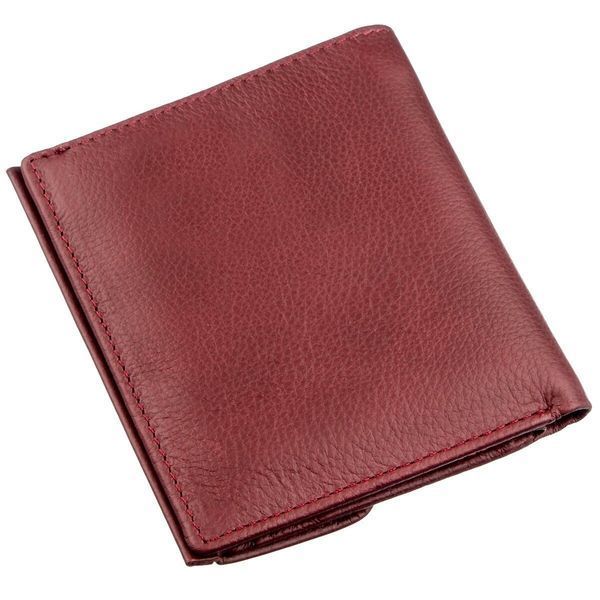 Невеликий жіночий гаманець з монетницьою ST Leather 18920 Бордовий 18920 фото