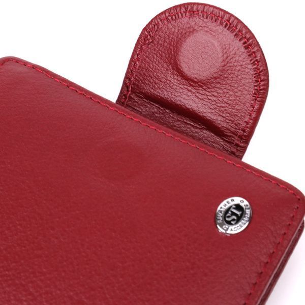 Жіночий гаманець вертикального формату з натуральної шкіри ST Leather 23071 Бордовий 23071 фото