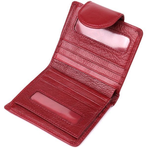 Жіночий гаманець вертикального формату з натуральної шкіри ST Leather 23071 Бордовий 23071 фото