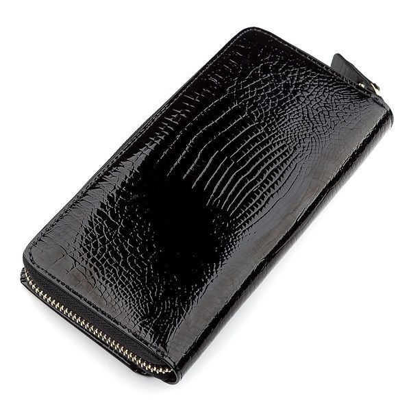 Кошелек женский ST Leather 18437 (S7001A) натуральная кожа Черный 18437 фото