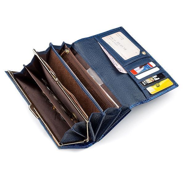 Кошелек женский ST Leather 18432 (S9001A) модный Синий 18432 фото