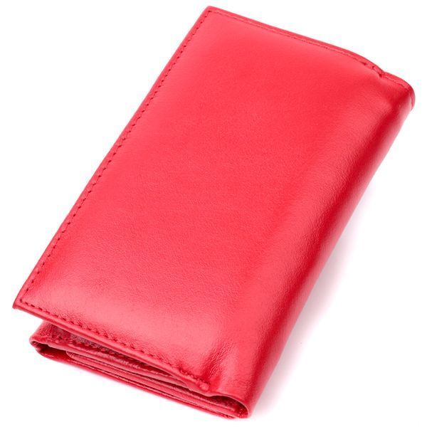 Женский кошелек в три сложения из натуральной кожи ST Leather 19469 Красный 19469 фото