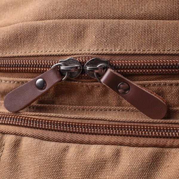 Текстильный большой рюкзак с карманом для ноутбука Vintage sale_15075 Песочный sale_15075 фото