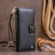 Оригинальный кошелек кожаный женский на хлястике с кнопкой ST Leather 19280 Черный 19280 фото 9