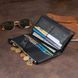 Оригинальный кошелек кожаный женский на хлястике с кнопкой ST Leather 19280 Черный 19280 фото 12