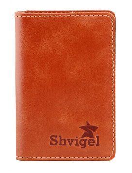 Кожаная визитница SHVIGEL 00115 00115 фото