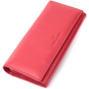 Классический женский кошелек из натуральной кожи ST Leather 22675 Красный 22675 фото