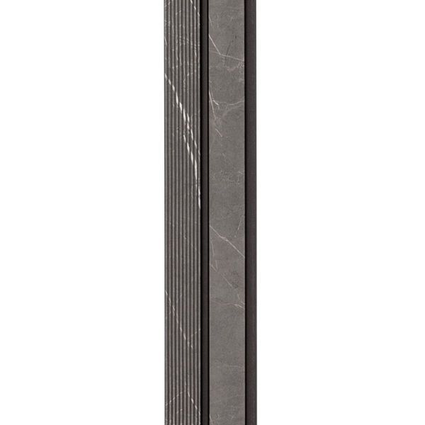 Рейка декоративна PS 2900х120х12мм Сірий мармур SW-00001751 SW-00001751 фото