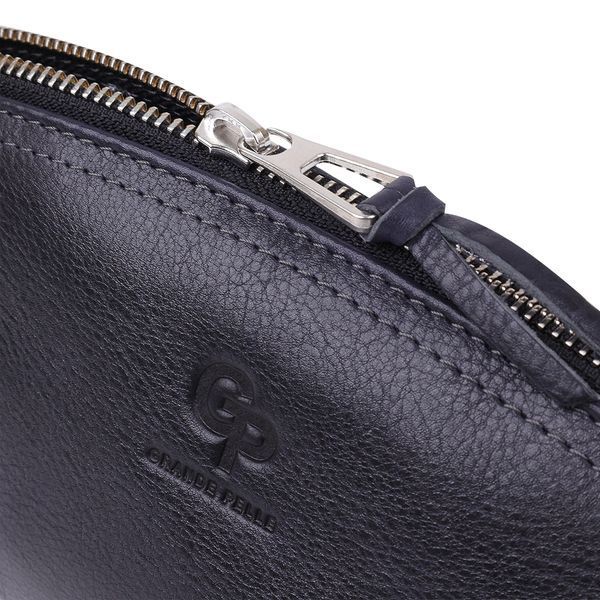 Шкіряна жіноча косметичка GRANDE PELLE 11570 Чорний 11570 фото
