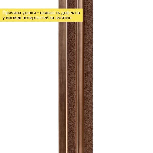 Рейка декоративная PS 2900х120х20мм Под коричневую кожу с бронзой SW-00002147- SW-00002147 фото
