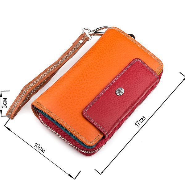 Гаманець жіночий ST Leather 18441 (SB55-5) місткий Червоний 18441 фото