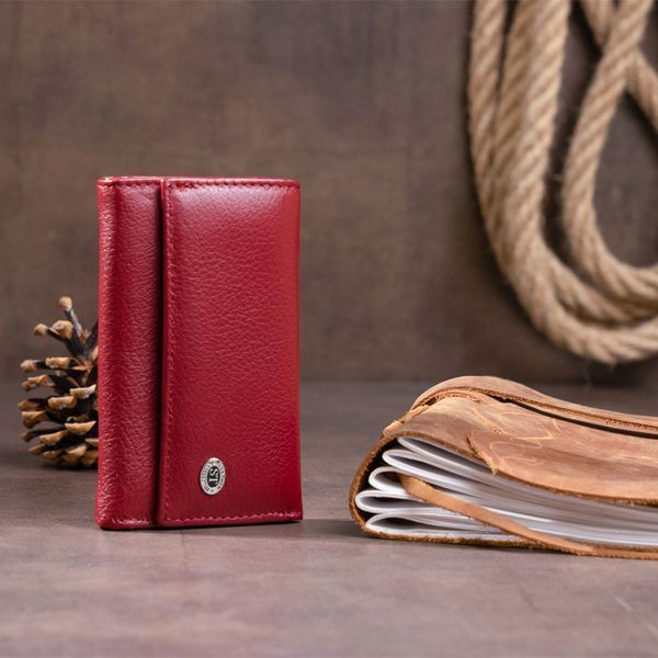 Ключница-кошелек женская ST Leather 19226 Бордовая 19226 фото