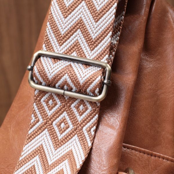 Интересная сумка через плечо в модном цвете из экокожи Vintage 22793 Рыжий 22793 фото