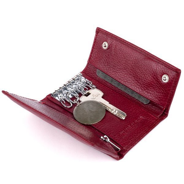 Ключница-кошелек женская ST Leather 19226 Бордовая 19226 фото