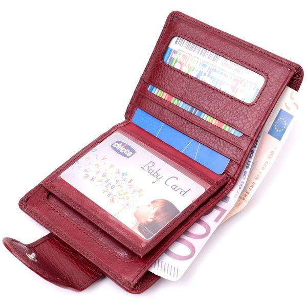 Женский кошелек вертикального типа из натуральной кожи ST Leather 22452 Бордовый 22452 фото