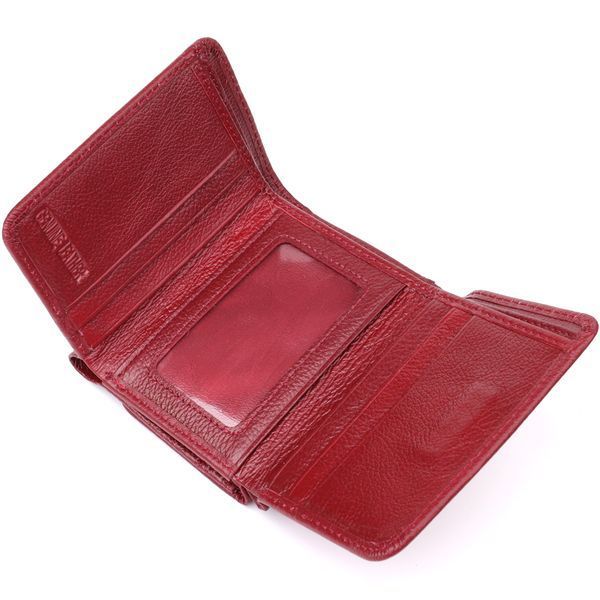 Компактний жіночий гаманець із натуральної шкіри ST Leather 23073 Бордовий 23073 фото