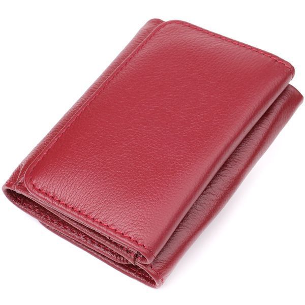 Компактний жіночий гаманець із натуральної шкіри ST Leather 23073 Бордовий 23073 фото