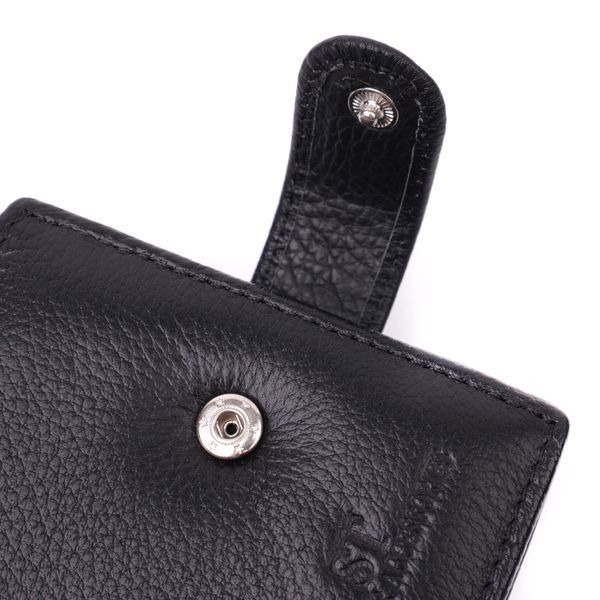 Гаманець для чоловіків зручного розміру із натуральної шкіри ST Leather 22461 Чорний 22461 фото