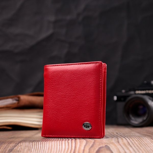 Яскрава модель гаманця з натуральної шкіри ST Leather 19475 Червоний 19475 фото