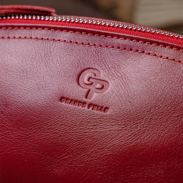 Жіноча косметичка зі шкіри Amelin GRANDE PELLE 11303 Червона 11303 фото