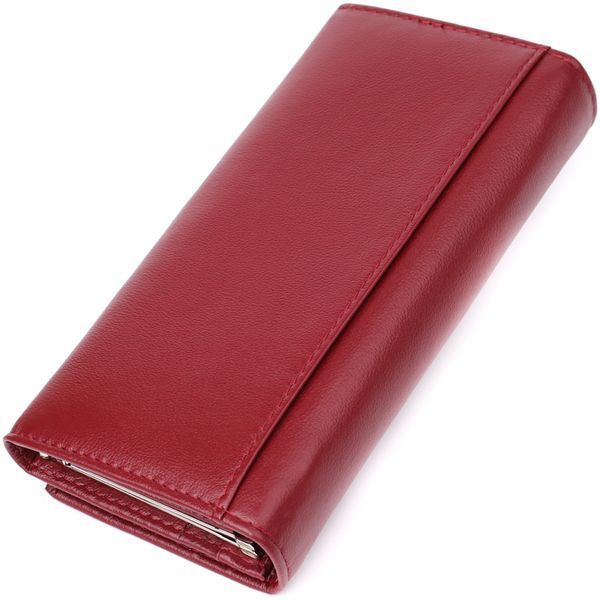 Місткий жіночий гаманець із натуральної шкіри ST Leather 23089 Бордовий 23089 фото