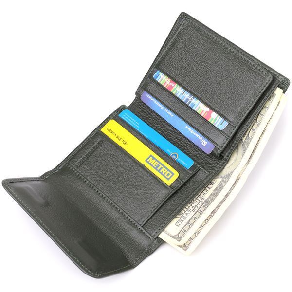 Жіночий гаманець середнього розміру із натуральної шкіри ST Leather 23074 Зелений 23074 фото