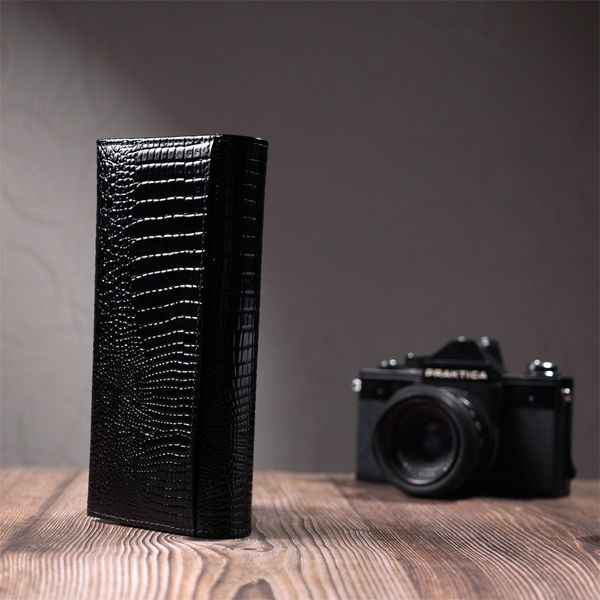 Женский кошелек из натуральной лакированной кожи ST Leather 22679 Черный 22679 фото