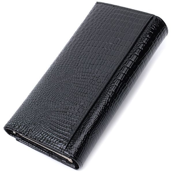 Женский кошелек из натуральной лакированной кожи ST Leather 22679 Черный 22679 фото