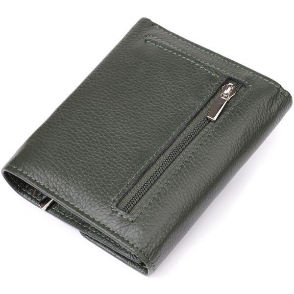 Жіночий гаманець середнього розміру із натуральної шкіри ST Leather 23074 Зелений 23074 фото
