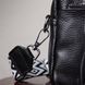 Практичная женская кожаная сумка из стильным бегунком Vintage 22654 Черная 22654 фото 13