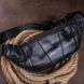 Сумка поясна з овечої шкіри Vintage 20205 Чорна 20205 фото 17