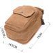 Практичная небольшая мужская сумка из плотного текстиля Vintage 22220 Коричневый 22220 фото 3