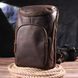 Вінтажна чоловіча сумка через плече з натуральної шкіри 21303 Vintage Коричнева 21303 фото 8
