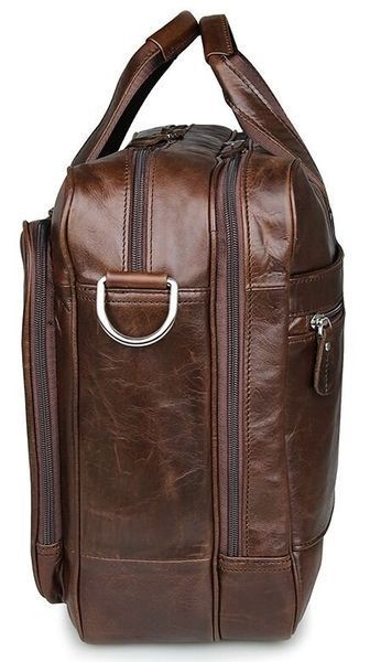 Сумка мужская Vintage 14371 для ноутбука 17 дюймов Коричневая 14371 фото
