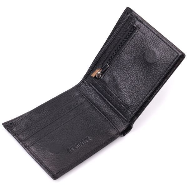 Стильний чоловічий гаманець із натуральної шкіри ST Leather 22457 Чорний 22457 фото