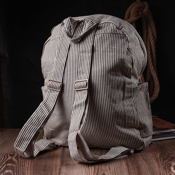 Летний женский рюкзак с качественного текстиля Vintage sale_15077 Молочный sale_15077 фото