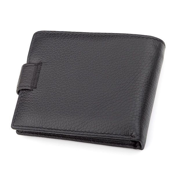 Чоловічий гаманець ST Leather 18334 (ST102) натуральна шкіра Чорний 18334 фото