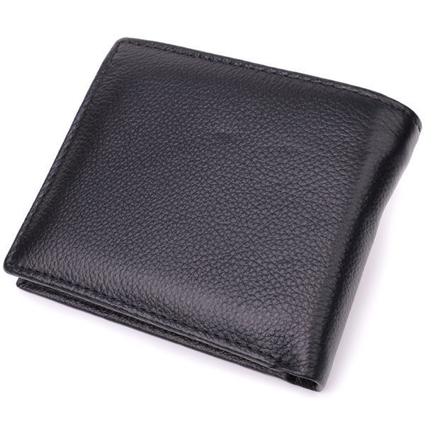 Стильний чоловічий гаманець із натуральної шкіри ST Leather 22457 Чорний 22457 фото