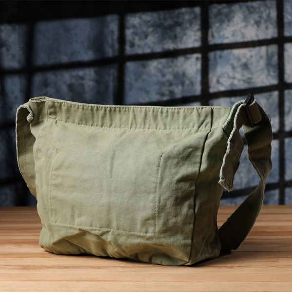 Сумка на плече з якісного текстилю Vintage sale_15131 Оливковий sale_15131 фото