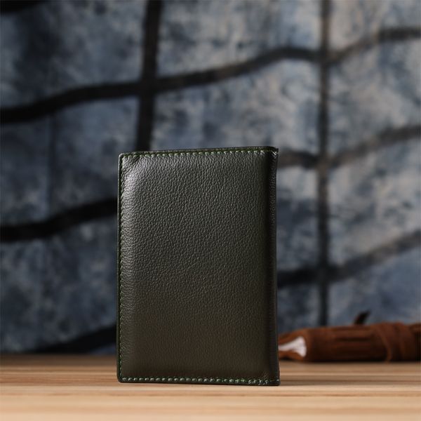Практичная обложка на паспорт универсального формата из натуральной кожи ST Leather 23081 Зеленый 23081 фото