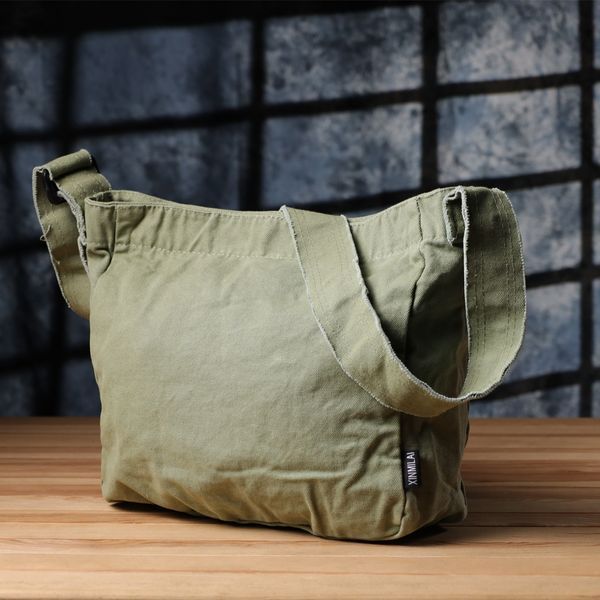 Сумка на плече з якісного текстилю Vintage sale_15131 Оливковий sale_15131 фото