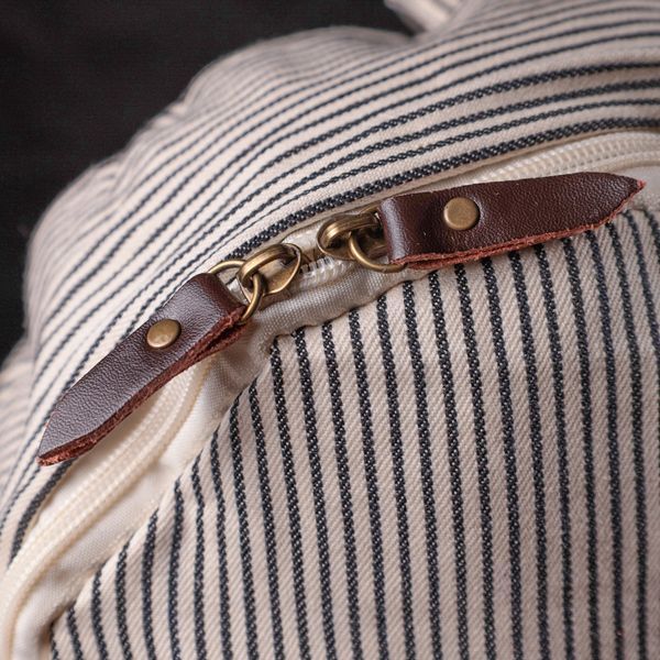 Летний женский рюкзак с качественного текстиля Vintage sale_15077 Молочный sale_15077 фото