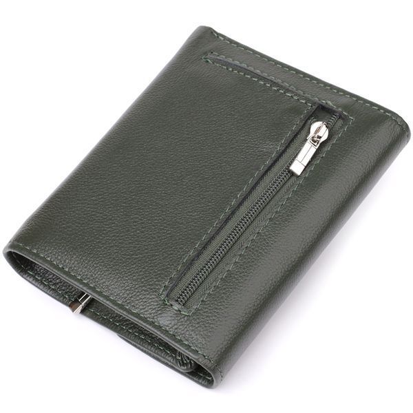 Стильний гаманець середнього розміру із натуральної шкіри ST Leather 23075 Зелений 23075 фото