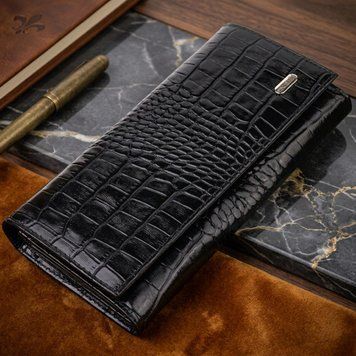 Жіночий шкіряний гаманець для карток купюр та монет CANPELLINI 21525 Чорний 21525 фото