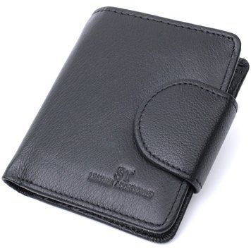 Вертикальний гаманець для жінок із натуральної шкіри ST Leather 22701 Чорний 22701 фото