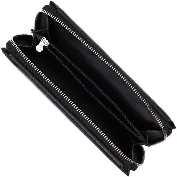 Гаманець клатч унісекс з натуральної шкіри для карток та купюр ST Leather 19432 Чорний 19432 фото