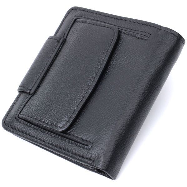 Вертикальний гаманець для жінок із натуральної шкіри ST Leather 22701 Чорний 22701 фото